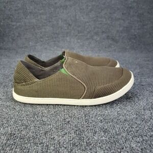 Olukai Nohea Mesh Shoes Mens‎ Size 10 Green Casual Slip On 10188-13AP